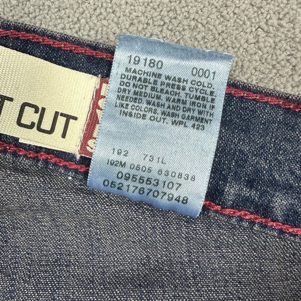 Vintage Y2K Levi's 550 Relaxed Boot Cut Stretch Denim Jeans Womens SZ 16 33x29 - Picture 7 of 15